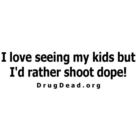 ILoveSeeingKButShootDope Bumper Sticker