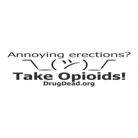 Annoying Es Opioids Bumper Sticker