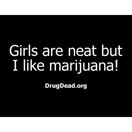 Girls neat marijuana T-shirt