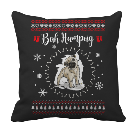 Limited Edition  Bah Humpug Pillow Case