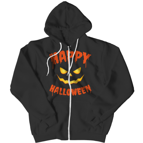 Limited Edition  Happy Halloween Zipper Hoodie