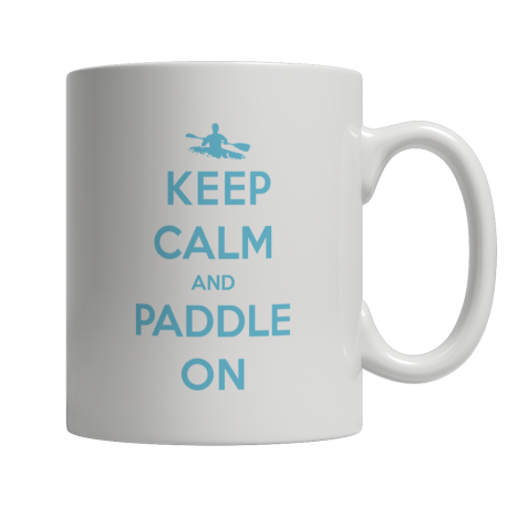 Keep Calm And Paddle On Mug