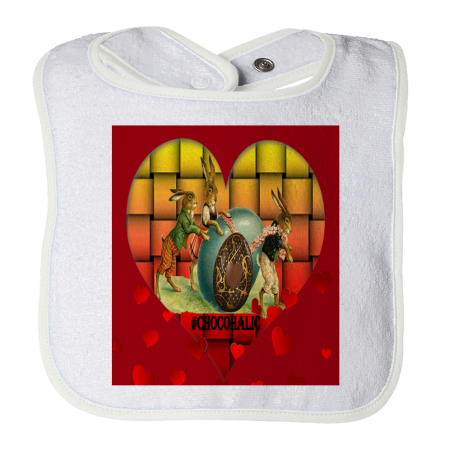 Easter Valentines Moms Day Rabbit Baby Bib