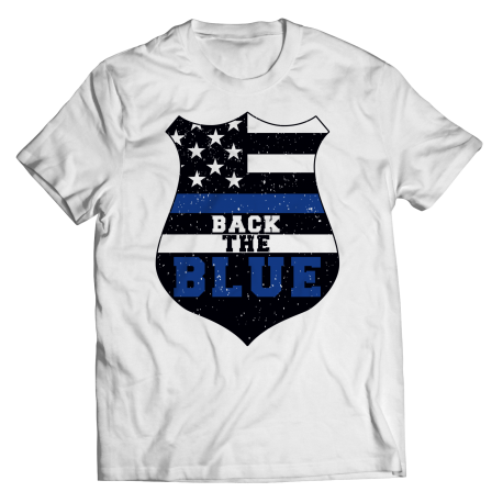 Limited Edition  Back The Blue Police Officer Shirt