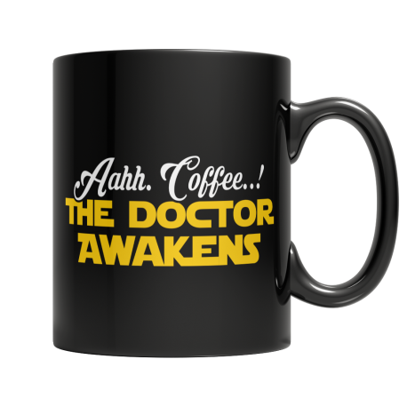 Limited Edition  Aahh Coffee..! The Doctor Awakens Mug