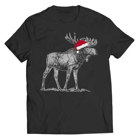 Christmas Moose  Unisex Shirt