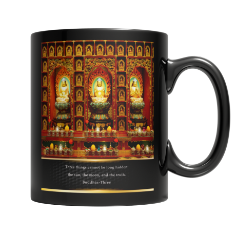 Buddha Black Mug