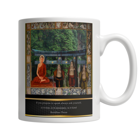 Buddhas at Temple Mug