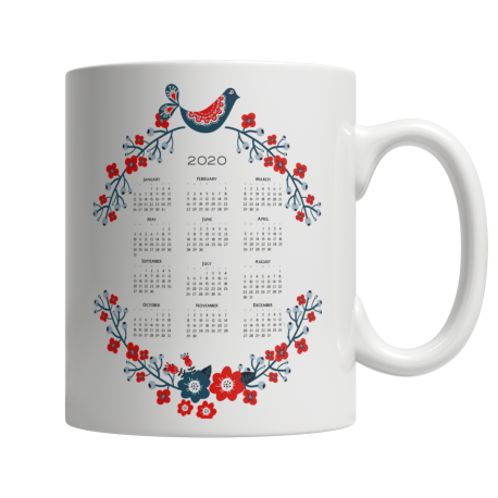 2020 Calendar Mug