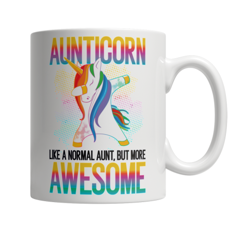 Aunticorn  White Mug