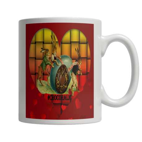 Easter Valentines Moms Day Rabbit Mug