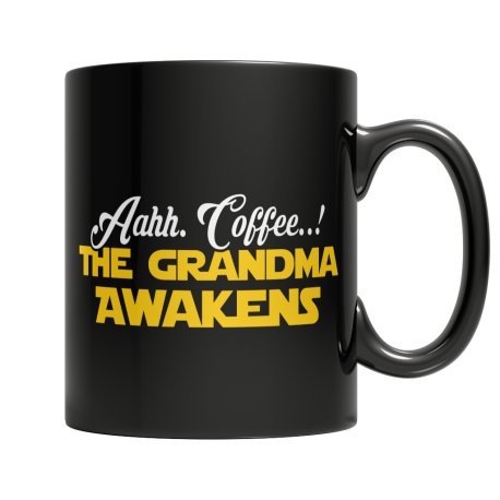 Limited Edition  Aahh Coffee..! The Grandma Awakens Mug