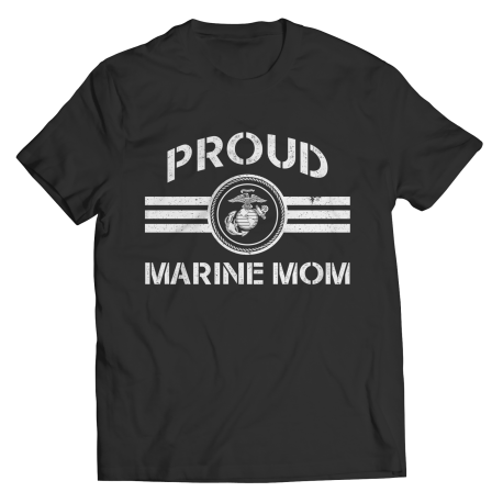 Limited Edition  Proud Marine Mom Shirt