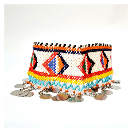 Maasai Beaded Choker Necklace
