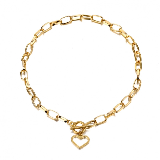 Heart Link Necklace