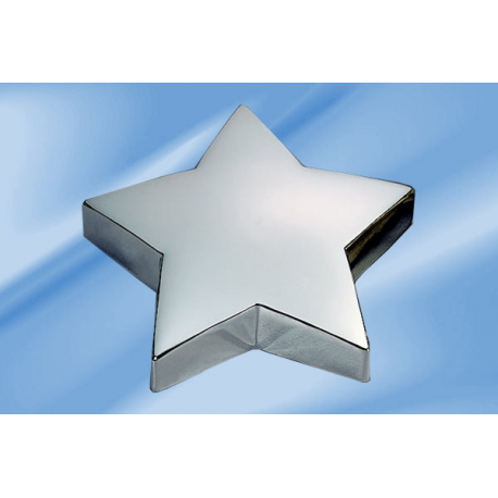 Silver Star Paperweight
