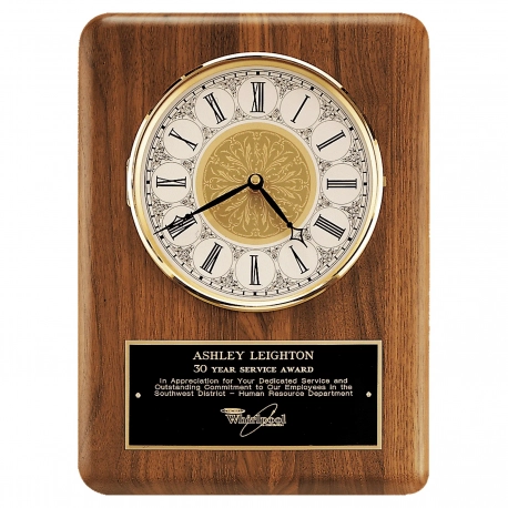 Genuine Walnut Wall Clock