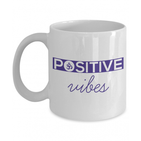 Positive Vibes Mug Purple