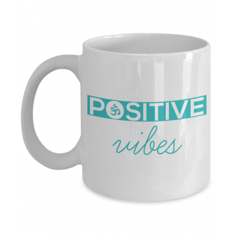 Positive Vibes Mug Teal