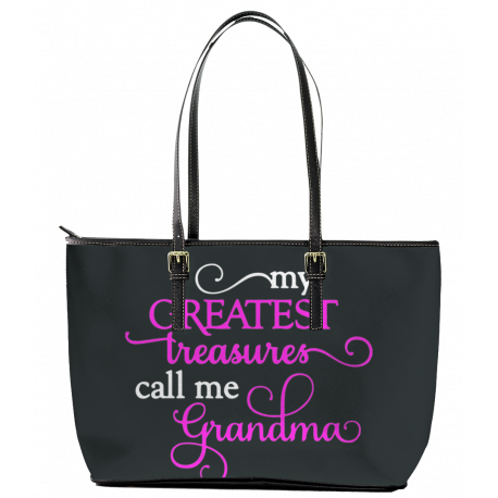 My Greatest Treasures Leather Tote Bag (Large)