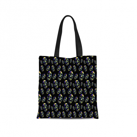 Skull Painting Canvas Tote Bag