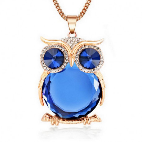Owl Fashion Rhinestone Necklace