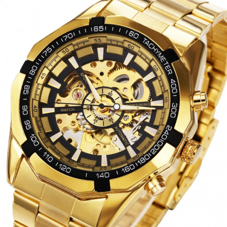 LUXURY GOLD AUTOMATIC/ MECHANICAL WATCH FOR MEN/BUSINESSMEN’S