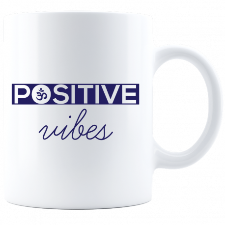Positive Vibes Coffee Mug - White
