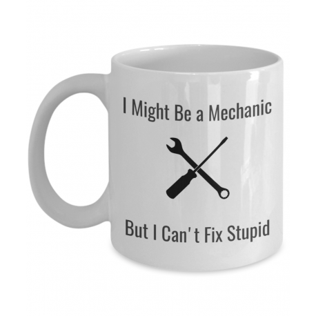 I might be a mechanic but I can't fix stupid