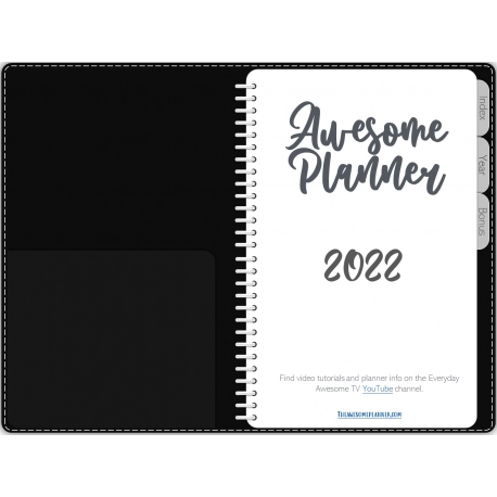 2022 OneNote Awesome Planner - Black