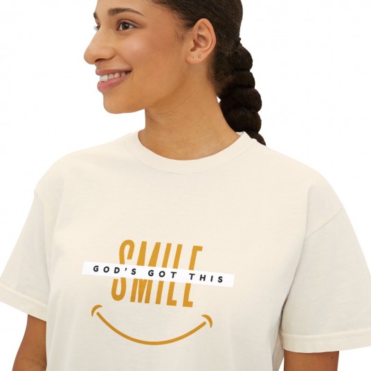 Smile - God's Got This Women's Boxy Tee
