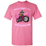 (SALE) World's Coolest Christian Biker Mom! Standard Fit T-Shirt
