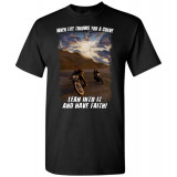 When Life Throws You a Curve Lean Into it and Have Faith Artwork! T-Shirt (unisex)