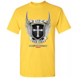 (SALE!) FaithBikers.com Shield and Wings Branded Logo T-Shirt (Unisex)