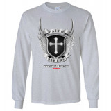 (SALE!) FaithBikers.com Shield and Wings Branded Logo Long Sleeve T-Shirt