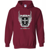 (SALE!) FaithBikers.com Shield and Wings Logo Hoodie