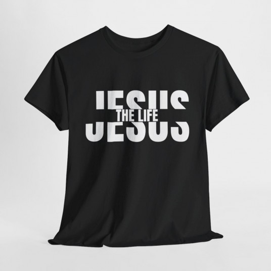 Jesus The Life T-Shirt - Uplifting Christian Apparel for Faith and Inspiration