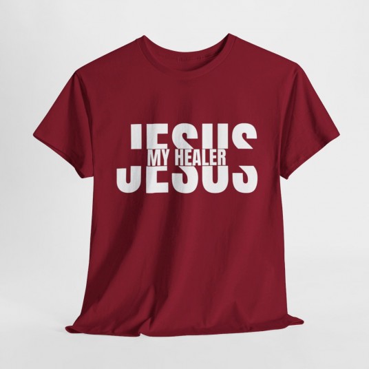 Jesus My Healer T-Shirt - Faith-Based Christian Apparel for Patriots