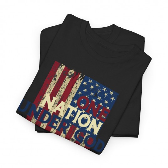 One Nation Under God T-Shirt - Patriotic Christian Apparel