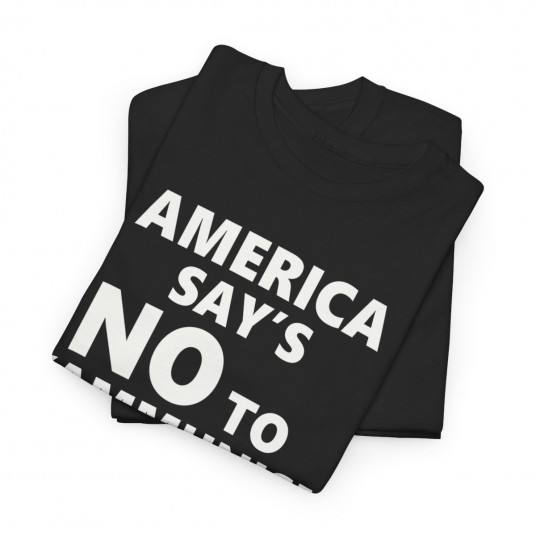 America Says No To Kammunism T-Shirt - Stand Against Socialism 