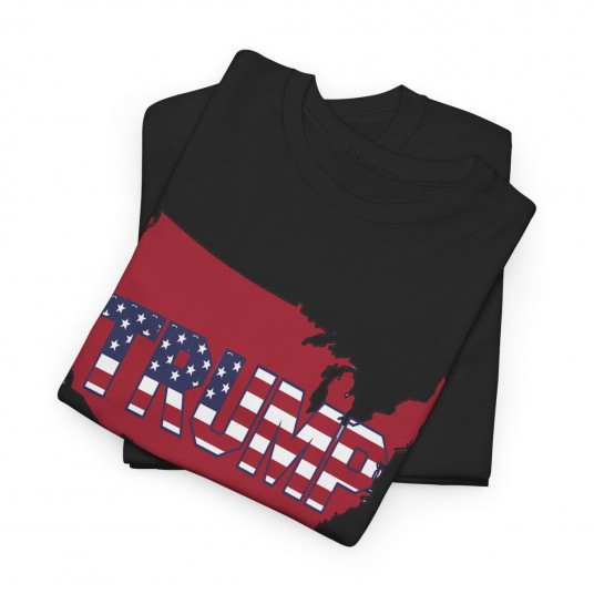 Trump T-Shirt with Red United States