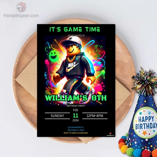 Roblox Birthday invite