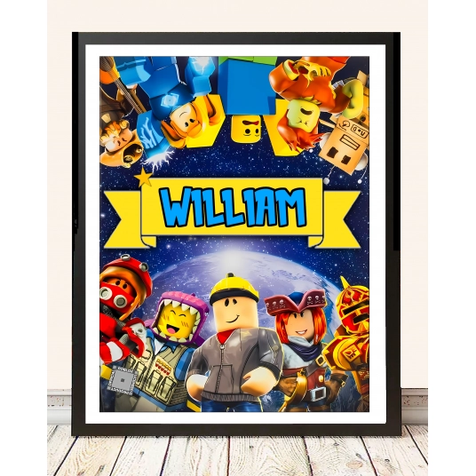 Customized Roblox Poster