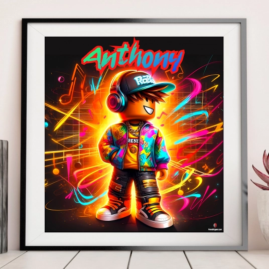 Customized Roblox Poster