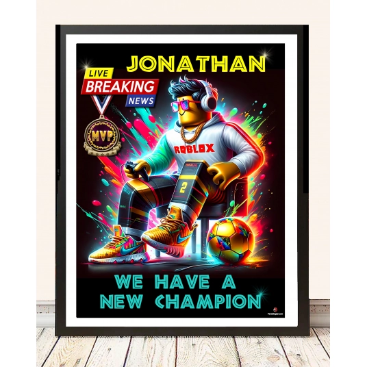 Customized Roblox Poster