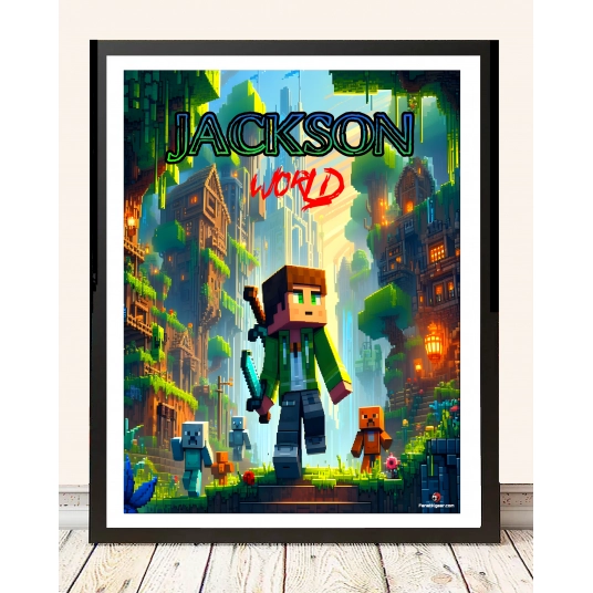 Customized Minecraft Poster