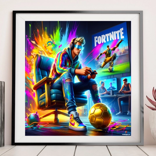 Fortnite Digital Poster