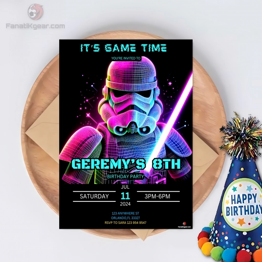 Star Wars Birthday invite