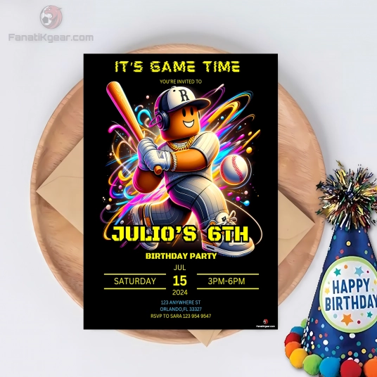 Roblox Birthday invite