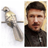 A Song of Ice and Fire Brooches Pins Game of Thrones Little Finger Petyr Baelish Earl Bionic Bird